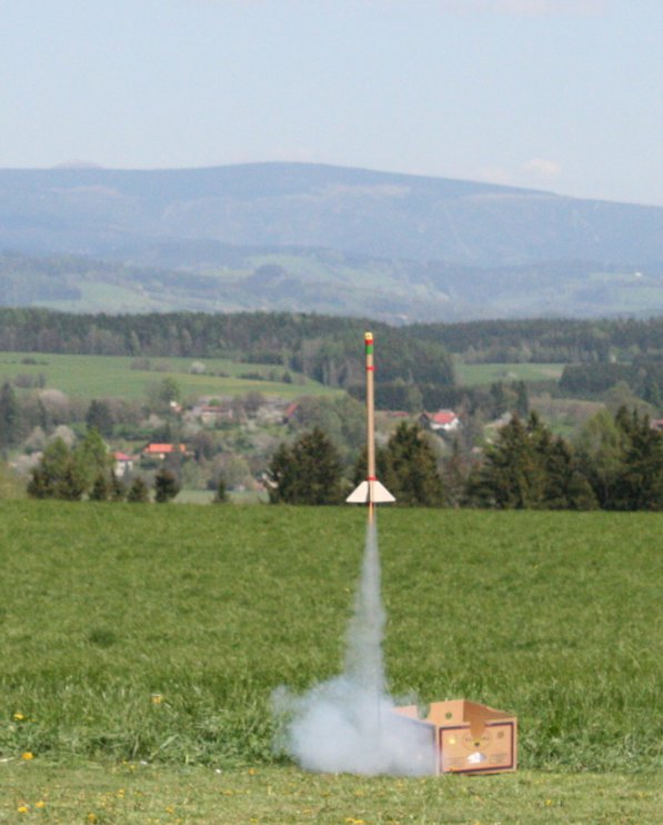 Kinderraketa - start